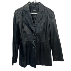 Colebrook Classics Women's Black Leather Jacket size M